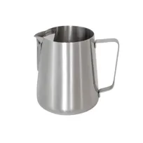 product of Browne USA 515070 70 oz Stainless Pitcher - 7-3/10"x6-1/2"H Tapered Spout Handle, Dishwasher Safe