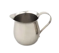 product of Browne USA 515071 Creamer Pitcher, 3 oz, 2" Height, Mirror Stainless Steel