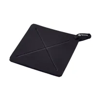 product of Browne USA 5442002 Hot Pad, 7" x 7" 1/4" Thick Neoprene, Black, Heat To 500°F, Dishwasher Safe