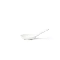 product of Browne USA 5630103 Soup Spoon, 5" Length, 5.5x1.75x2" White Porcelain Foundation - Dozen