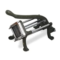product of Browne USA 5720375 French Fry Cutter, 3/8" Square, 6L Capacity, 50 lb/hr, Al/SS, Cast Iron Handle, Wall Mount