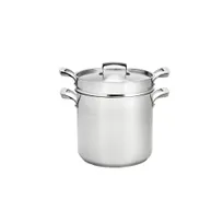 product of Browne USA 5724072 Double Boiler Set, 12 Qt 10-1/4" Pot with Insert & Cover, Core, Induction Ready