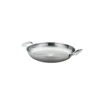 product of Browne USA 5724172 3-Qt 11" Dia x 2" H Paella Pan, Steel With Aluminum Core, Induction-Ready NSF