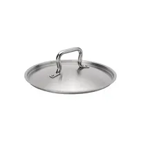 product of Browne USA 5734124 9-2/5" Stainless Steel Lid, Riveted Handle, NSF - Fits 5734035/5734037/5733908