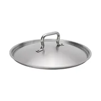 product of Browne USA 5734130 Sauté Pan Cover, 11-4/5" Dia, Stainless Steel, Domed, Loop Handle, Fits 5734185