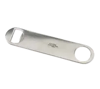 product of Browne USA 574074 Handheld Bottle Opener, 7" Flat Shaped Stainless Steel, Bar Service Tool
