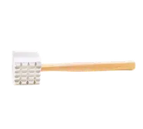 product of Browne USA 574725 Commercial Meat Tenderizer, 3" Face, 11-3/4" O.A.L., Coarse/Fine Cut, Wood Handle, Aluminum Head, Manual