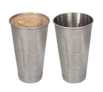 product of Browne USA 57510 Malt Cup, 30 Oz, 4" Dia x 7" H, Reinforced, Satin, Stainless Steel