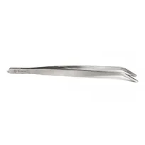 product of Browne USA 57515 Tongs, 8" Curved Stainless Steel, Serrated Tip, 3"-9" Length, Plating Tool