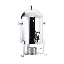 product of Browne USA 575173 Chafer Urn, 11-12 Qt, 12x12--1/2x20" Stainless Steel Mirror, Canned Heat, Cup, Faucet