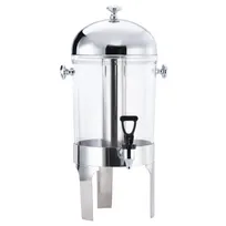 product of Browne USA 575179 Juice Dispenser 7 Qt Poly SS Top/Bottom Mirror Faucet Ice Cylinder 1 Gal Bowl