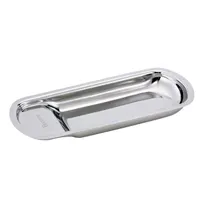 product of Browne USA 575199 Eclipse Spoon Rest, 10.5" x 4.5", Stainless Steel, Mirror