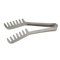 product of Browne USA 57533 Spaghetti Tongs, 7" Length, Stainless Steel Spring Steel, Blunted Tips