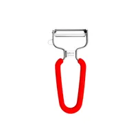 product of Browne USA 575431 Peeler, 2" Dual Serrated Blade with Protector Side Cutter, TPE Handle, Steel Blade