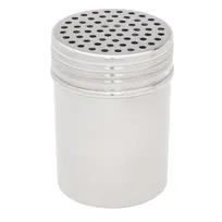 product of Browne USA 575672 Dredge Shaker, 12 oz, 2-3/4" Dia x 3-7/8" H, Polished Stainless Steel, Metal Lid