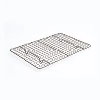 product of Browne USA 746282 Rack - 14" x 9.25" x 0.5", Non-Stick Steel, PFOA-Free, 500°F Heat-Resistant