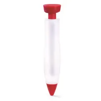 product of Browne USA 747122 Cuisipro Decorating Pen, 0.5 Oz, 5-1/4" Length, Stainless Steel, Dishwasher Safe