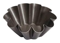 product of Louis Tellier 293740 Brioche Mould, 3.14" Dia x 1.25" H, Non-Stick Bottom, Buttery Buns - 1/Pack