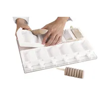 product of Louis Tellier GEL04TANGO - Gel Tango Ice Cream Pop Mold, 15-1/2" x 11-1/2", 6 Silicone Cavities - 1/Pack
