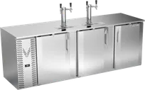 product of Victory VDD94HC-S Keg Cooler 94"W x 30-1/8"D x 49-5/16"H, 5-Barrel, Stainless, R290 1/3 HP 115V