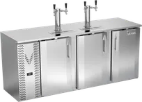 product of Victory VDDN78HC-S Draft Beer Cooler 78"W x 26-1/8"D x 49-7/8"H, 4 Kegs, Faucet Towers, R290, 1/3 HP