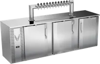 product of Victory VDDN94HC-S-12T Direct Draw Keg Cooler, 94" W x 26" D x 49" H, 5‑8 Barrel 12‑Tap Steel 1/3 HP