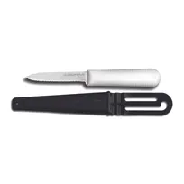 product of Dexter 15403 Sani‑Safe Net Knife, 3‑1/4" Blade, High‑Carbon Steel, White Handle, Black Sheath - Set