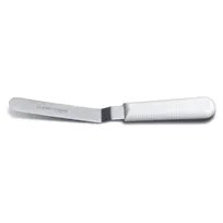 product of Dexter 19953 5" Offset Spatula, Stainless Steel Blade, White Plastic Handle, NSF, USA Made