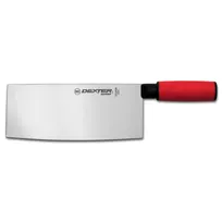 product of Dexter 24533R Cleaver Knife, 8" x 3-1/4", Red Rubber Grip, High-Carbon Steel Blade, NSF, Made in USA