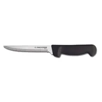 product of Dexter 31628B Utility Knife 8" Scalloped Edge Carbon Blade Black PP Handle NSF StainFree