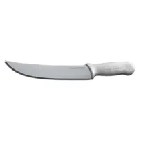product of Dexter 5533 Cimeter Steak Knife, 10" Blade, High-Carbon Stainless Steel, White PP Handle, Made in USA
