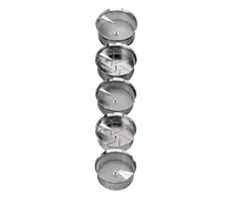 product of Louis Tellier M5015 Food Mill Grid, 1.5 mm Aperture, Stainless Steel Replacement for Model M5