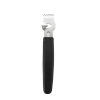 product of Mercer M15450P Citrus Zester/Channel Knife, 5.75" Japanese Steel Blade, Nylon Handle, Color Card