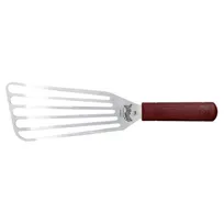 product of Mercer M18390 Fish Turner-9" x 4" Slotted Blade,14" Length,Japanese Steel,Hell’s Handle,450°F,NSF