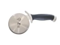 product of Mercer M18604WH Pizza Cutter - 4" Blade, Japanese Steel, White Santoprene & Polypropylene Handle