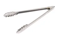 product of Mercer M21512LK - 12" Utility Tweezer, Pull-Lock Scalloped End, 18-0 Stainless Steel, Flat Spring