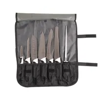 product of Mercer M21821WH Millennia 8-Piece Knife Roll Set, White Santoprene, 3.5"-10" Blades, NSF - 1/Bag