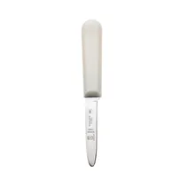 product of Mercer M33026A - 3-1/4" Clam & Oyster Knife, High Carbon Steel Blade, White PP Handle, NSF