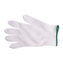 product of Mercer M33411M Cut Resistant Glove - Medium, White/Green Cuff, 13-Gauge Spectra, ANSI A4, Washable