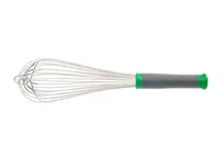 product of Mercer M35201 Piano Whip - 12" 18-8 Steel Wire, Nylon Handle, Color-Coded Ends, NSF