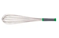 product of Mercer M35204 Piano Whip, 18" 18-8 Steel Wire, 18-20" Nylon Handle with Color-Coded Ends, Loop, NSF