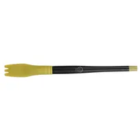 product of Mercer M35605 Silicone Brush, 3/4" / 7-5/8" Size, 3mm Lancet, 480°F Food-Safe, Color-Coded Handle