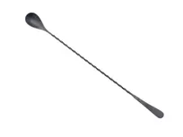 product of Mercer M37010VBK Barfly Japanese Bar Spoon, 13-3/16" Stainless Steel, Black, Twisted Stem