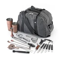 product of Mercer M37103ACP Barfly 18-Pc Kit, 9-3/8" Tong, Stainless Steel Core, Antique Copper-Plated