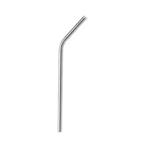 product of Mercer M37113 Barfly Straw – 5/16" Dia x 8-1/2" Length Curved, Rolled Edge, 18/8 Steel, Mirror