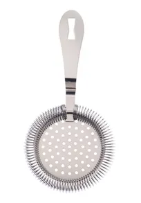 product of Mercer M37218 Barfly Hawthorne Bar Strainer, 7 1/4" Length, Hanging Hole, 18/8 Stainless Steel