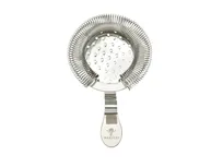 product of Mercer M37221 Barfly Throwing Strainer, 5-5/8" Length, Handle, Coil Spring, 18-8 Stainless Steel