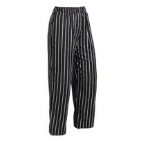 product of Mercer M60030BCS4X Pants 4X, Unisex Classic, Black Chalk Striped, PolyCot, Zipper, Pockets, Cuffs