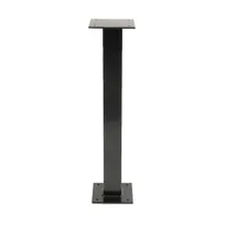 product of Original Wood Seating BS-FM29 29" Dining Height Steel Table Base, Floor Mount, 3" Square Column, Tex Black Powder Coat