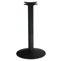 product of Original Wood Seating BS18R 18" Dia. Stamped Steel Table Base, Black Powder Coat, Dining Height
